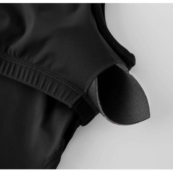 DRAFT THE GYM PEOPLE Wmn Black Longline Wire free Padded Yoga Sports Bra Sm. NWT - Picture 4 of 5